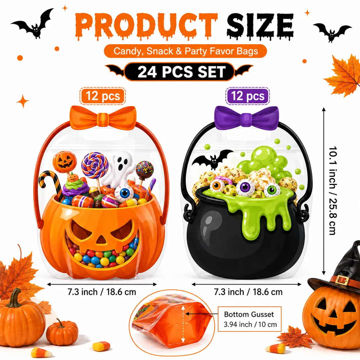 ๐ Halloween Squishy Party Favor Bags