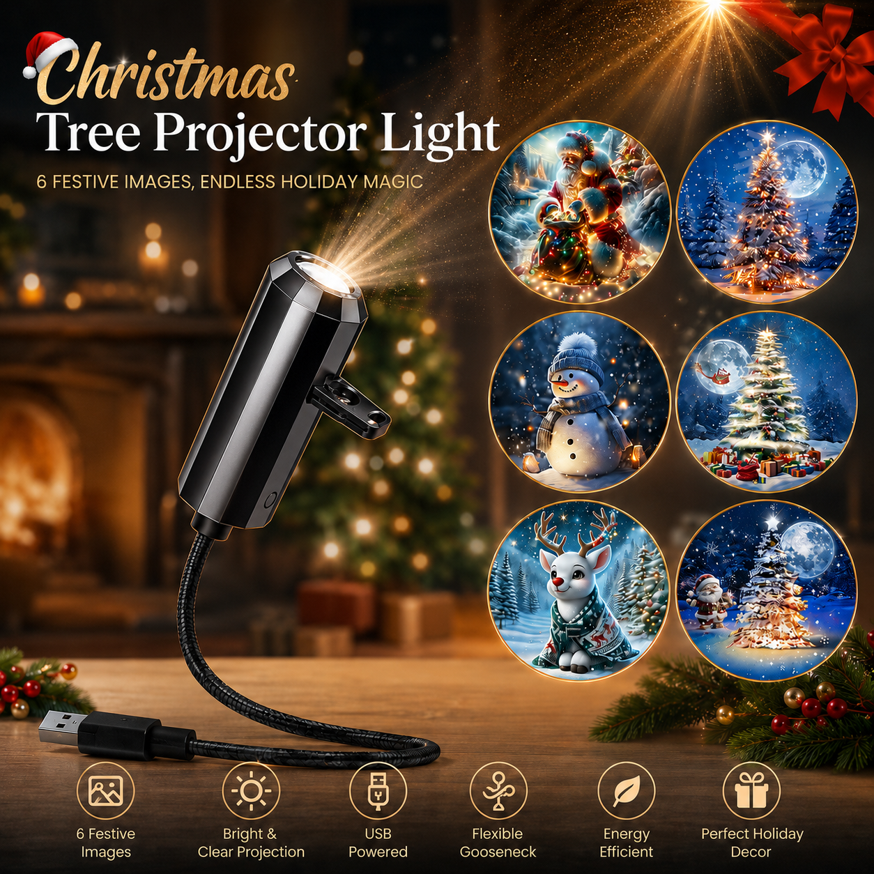 Buy 1 Get 1 Free 🔥 Festival-Themed Projection Lights
