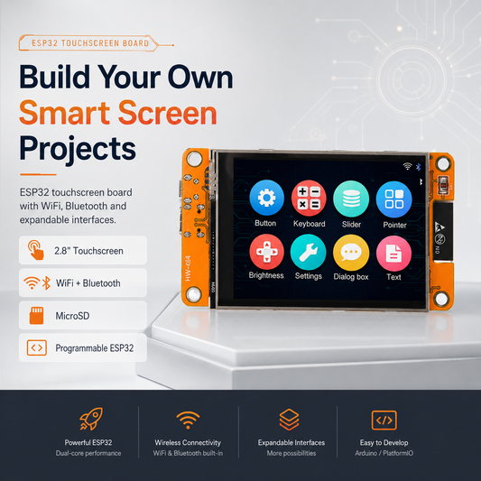 All-in-One ESP32 Smart Touch Display：A must-have for electronics enthusiasts
