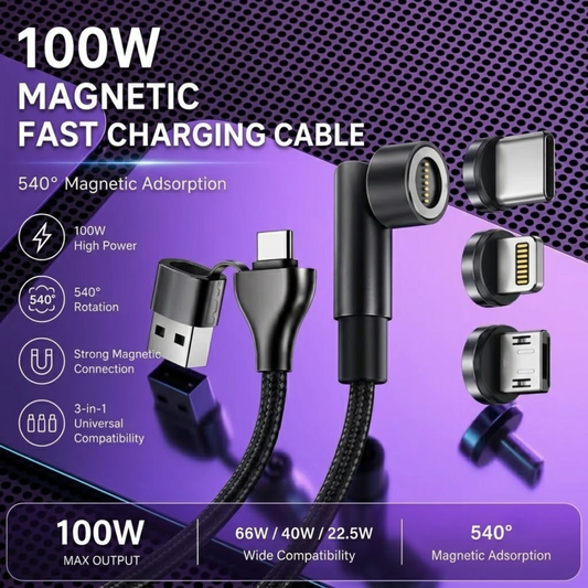 🔥STATIK 360 Pro Cable: 5-in-1 Universa(🚀10x Faster Than Traditional Cables)