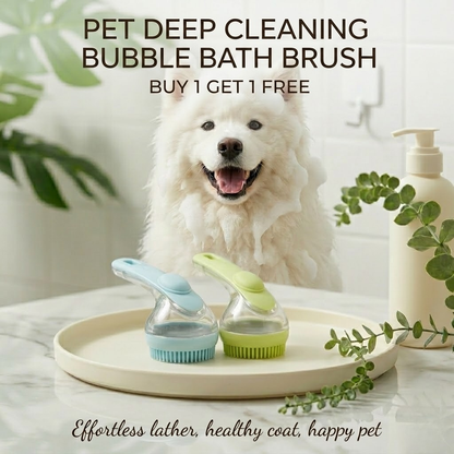 Pet Scrubber🧼 Buy 1 Get 1 FREE 🎁– Deep Clean Foaming Bath Brush🫧