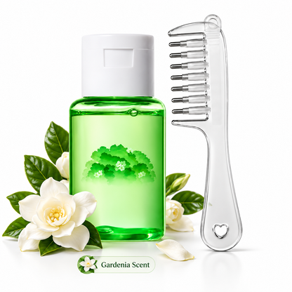 🌿 Root-Care Scalp Massage & Massage Comb