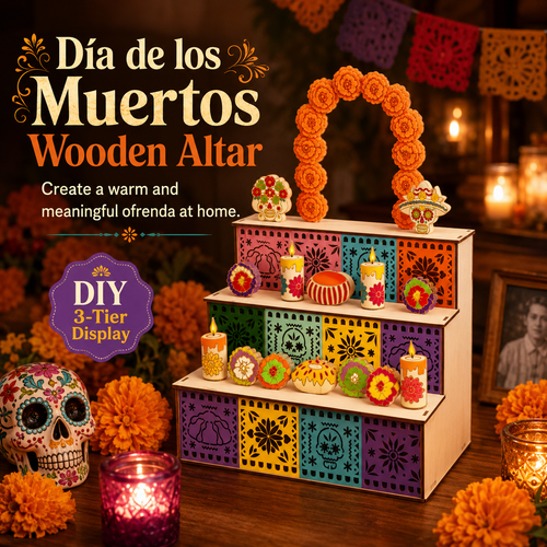 Sacred Memories: DIY Día de los Muertos Wooden Tribute 🕯️