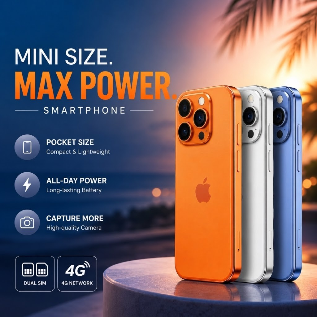 The world’s smallest iphone🍎iPhone 17 Pro Mini📱