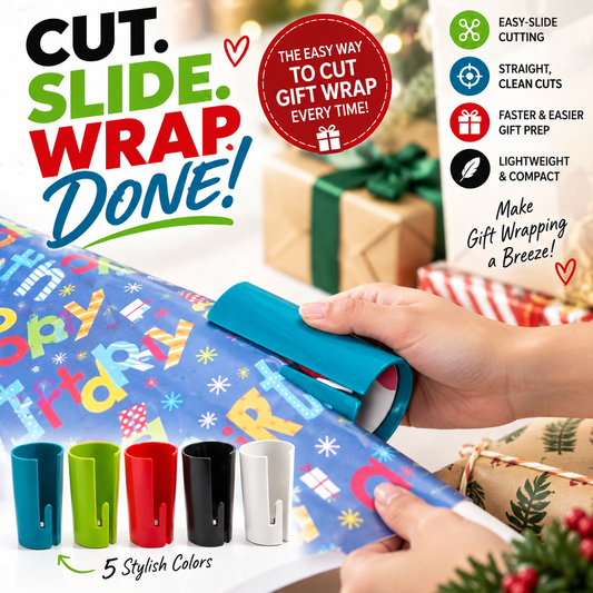 🎁 Holiday Hacks to Make Wrapping Easier - ✂️ Easy-Slide Gift Wrap Cutter