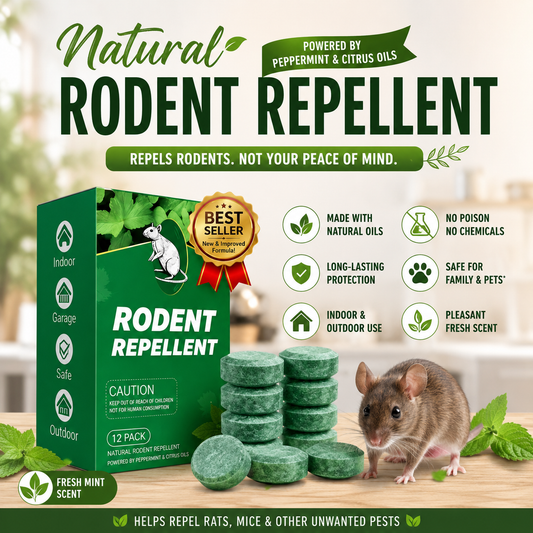 🐭🚫Say Goodbye to Unwanted Rodents—The Natural Way! 🌿