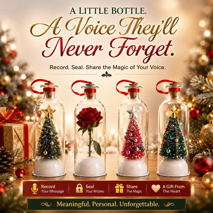 🎄 A Little Bottle. A Voice They'll Never Forget.