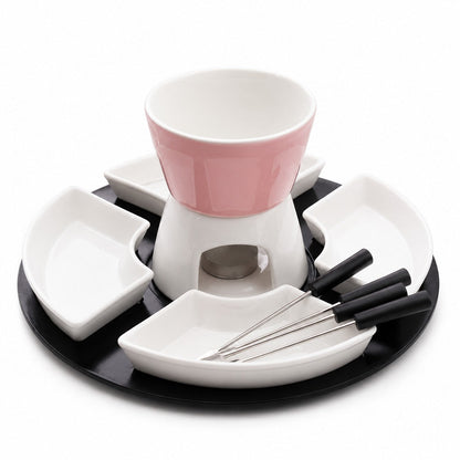 🍫 Melt & Dip Ceramic Fondue Set