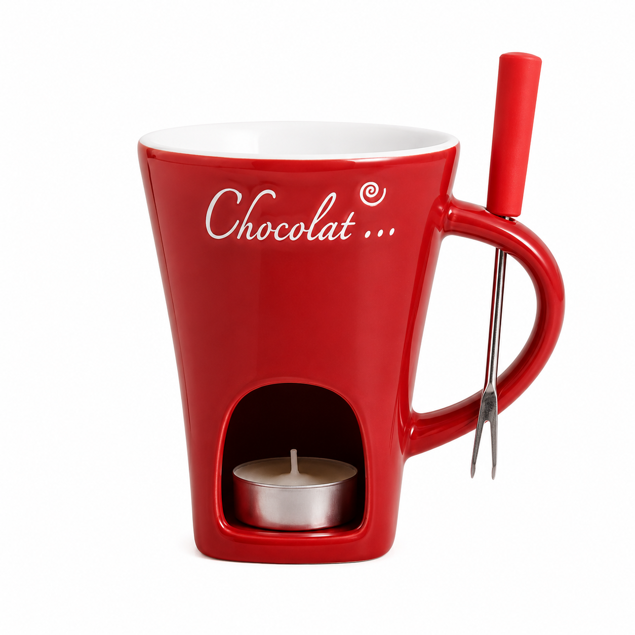 Chocolate Red + Fork