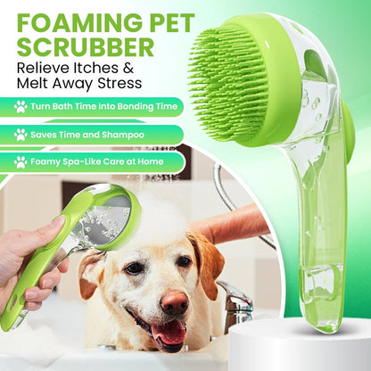 Pet Scrubber🧼 Buy 1 Get 1 FREE 🎁– Deep Clean Foaming Bath Brush🫧