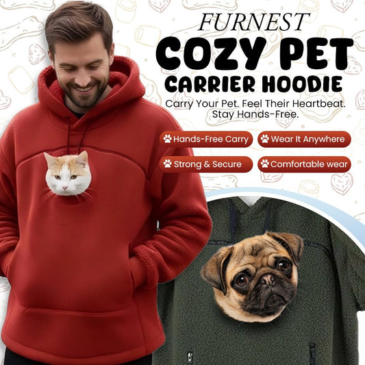 FurNest Cozy Pet Carrier Hoodie