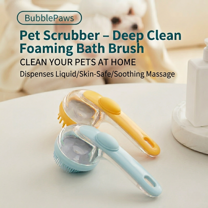Pet Scrubber🧼 Buy 1 Get 1 FREE 🎁– Deep Clean Foaming Bath Brush🫧