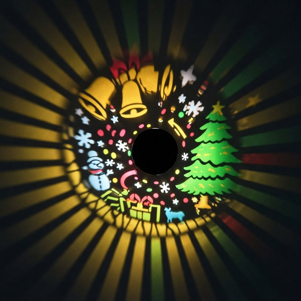 Christmas Wall Lamp Colorful
