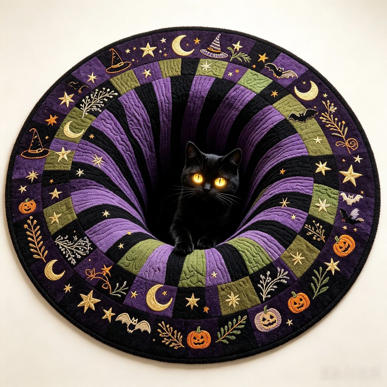 👻The Ultimate 'Trick'-3D Illusion Halloween Rug : Don't Fall In!