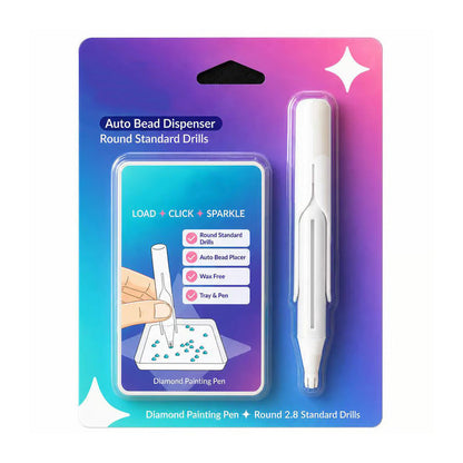 ✨Double the Speed! Automatic Diamond Painting Pen for Faster, Effortless Crafting.