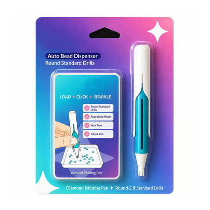 ✨Double the Speed! Automatic Diamond Painting Pen for Faster, Effortless Crafting.