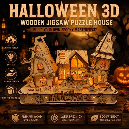💥 Last Day 40% OFF-🎃Craft a Cutest Haunted House👻 You'll Love to Display