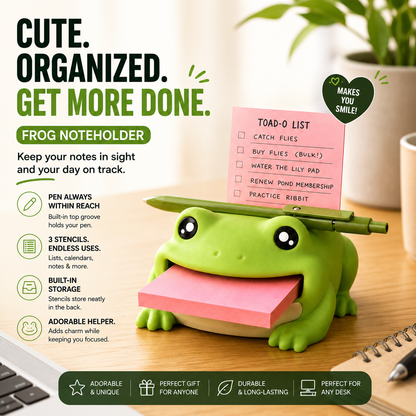 🐸Sticky Note Holder & Planner Stencil Set