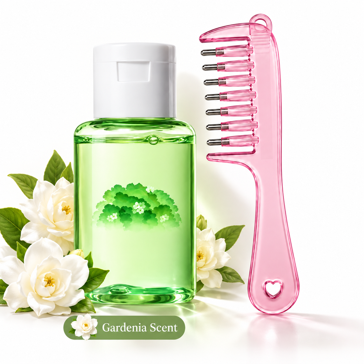 🌿 Root-Care Scalp Massage & Massage Comb