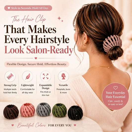 5-Pack Multi-Functional Hair Clips: Effortless Salon Styles