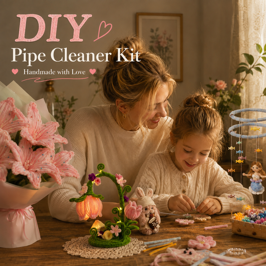 🌈Unleash Your Creativity：DIY Pipe Cleaner Kit